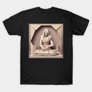 Origami Card Dealer T-Shirt